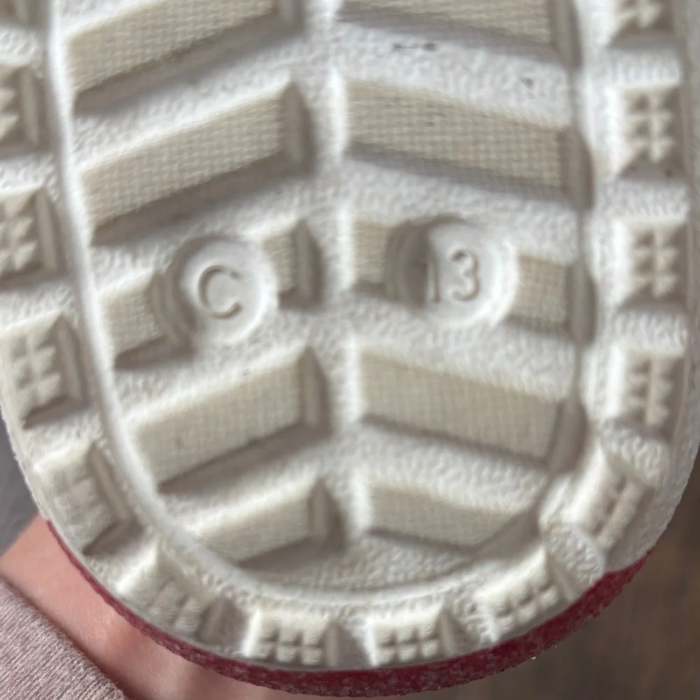 Crocs Kids Red and White Clogs